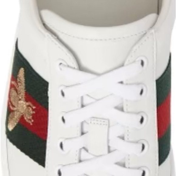 Men’s Authentic Gucci Leather sneakers - Picture 11 of 15